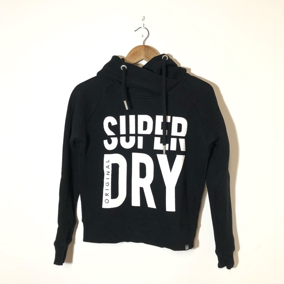 superdry black hoodie